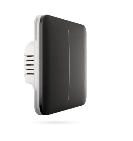 AJAX LIGHTSWITCH 2GANG (Negro/Blanco)